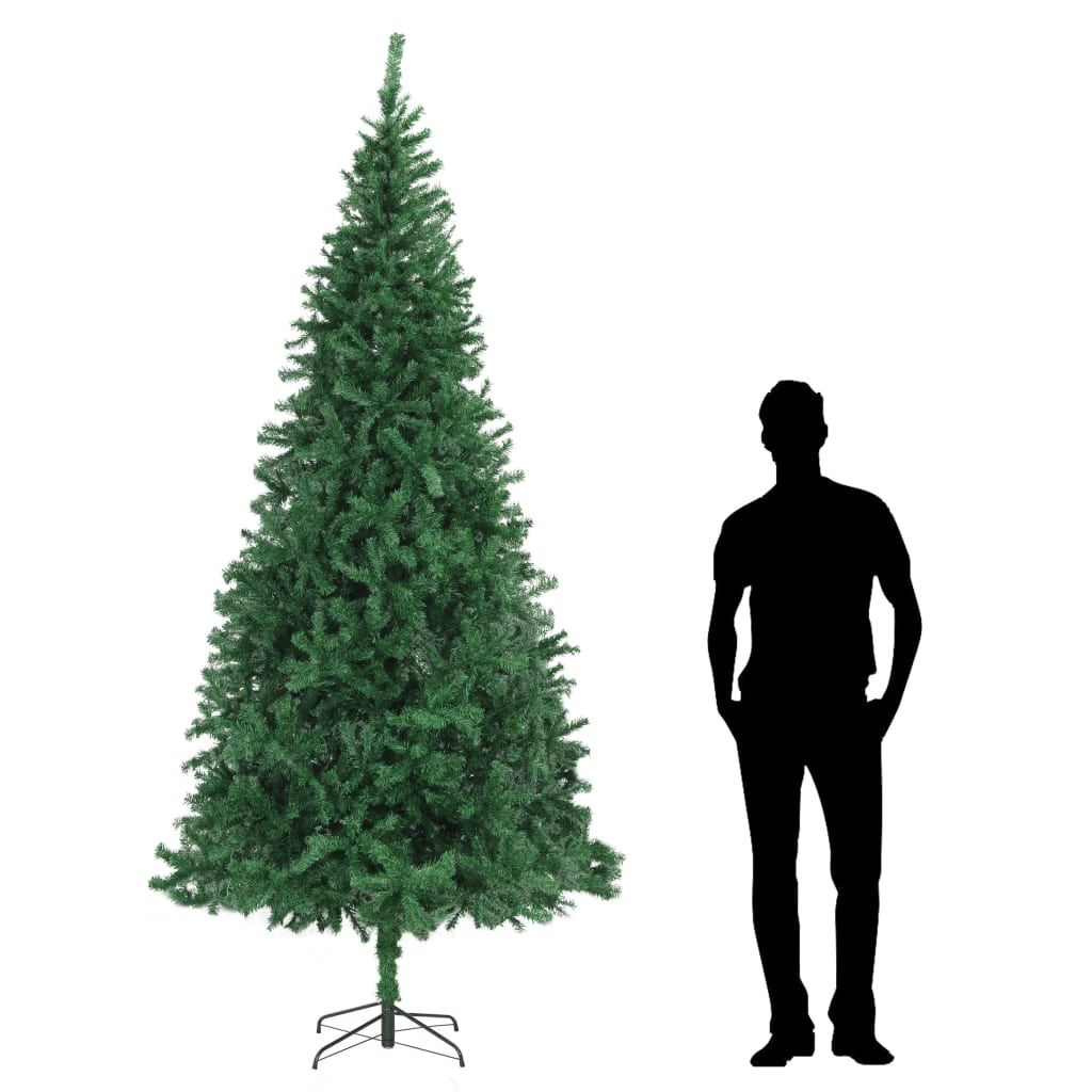 vidaXL Árvore de Natal artificial 300 cm verde